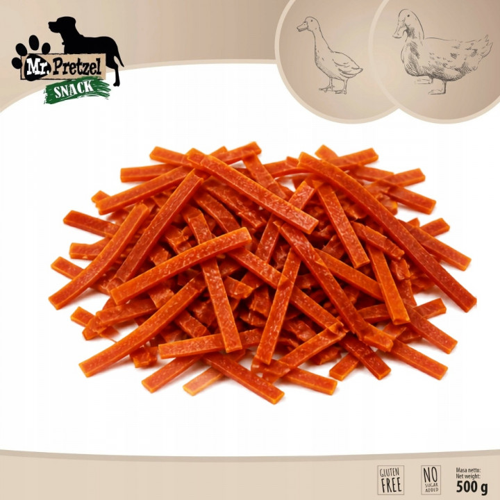 Mr. Pretzel Mini paseczki z kaczki 500g