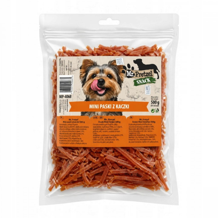 Mr. Pretzel Mini paseczki z kaczki 500g