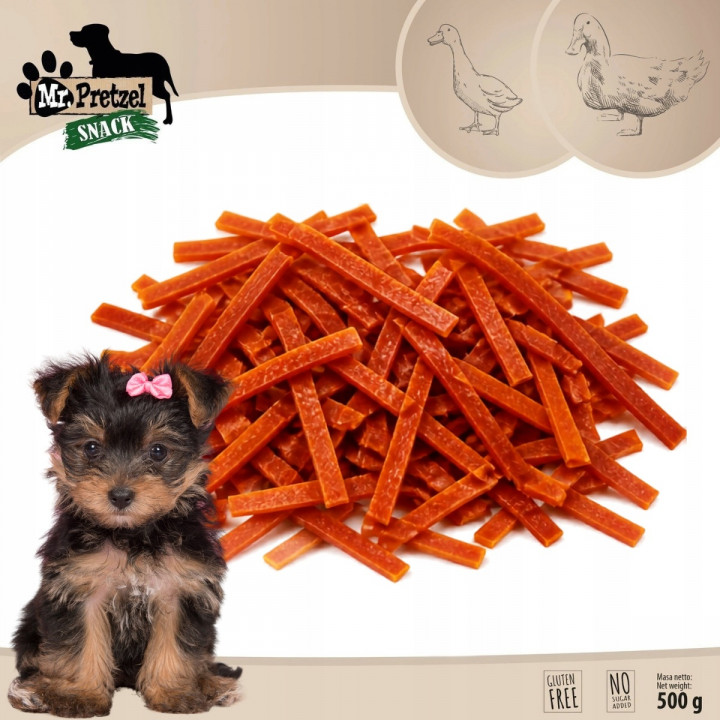 Mr. Pretzel Mini paseczki z kaczki 500g
