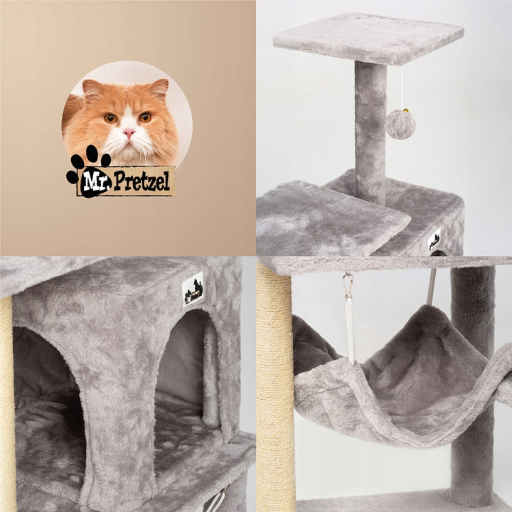 Mr. Pretzel Drapak dla kota Margay 50x40x125cm