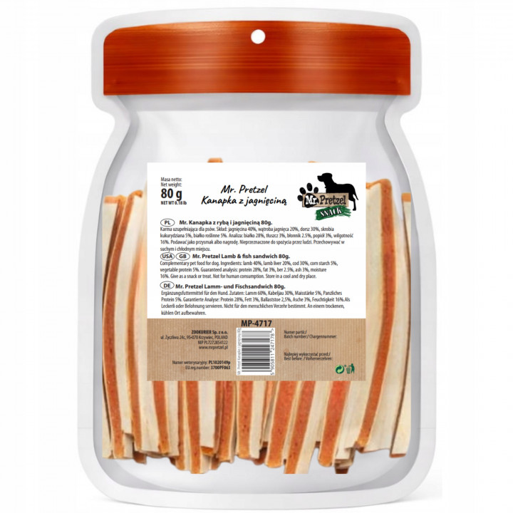Mr. Pretzel Kanapka z jagnięciną 80g