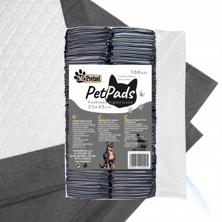 Mr. Pretzel Podkład z węglem 33x45cm 100szt