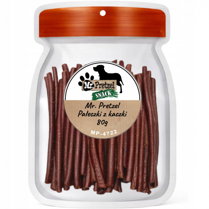 Mr. Pretzel Pałeczki z kaczki 80g
