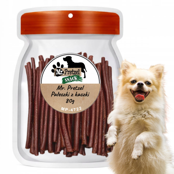 Mr. Pretzel Pałeczki z kaczki 80g