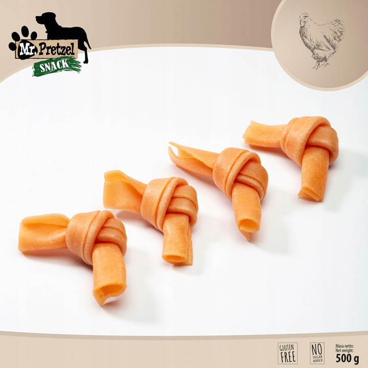 Mr. Pretzel Miękkie supełki z kurczaka 500g