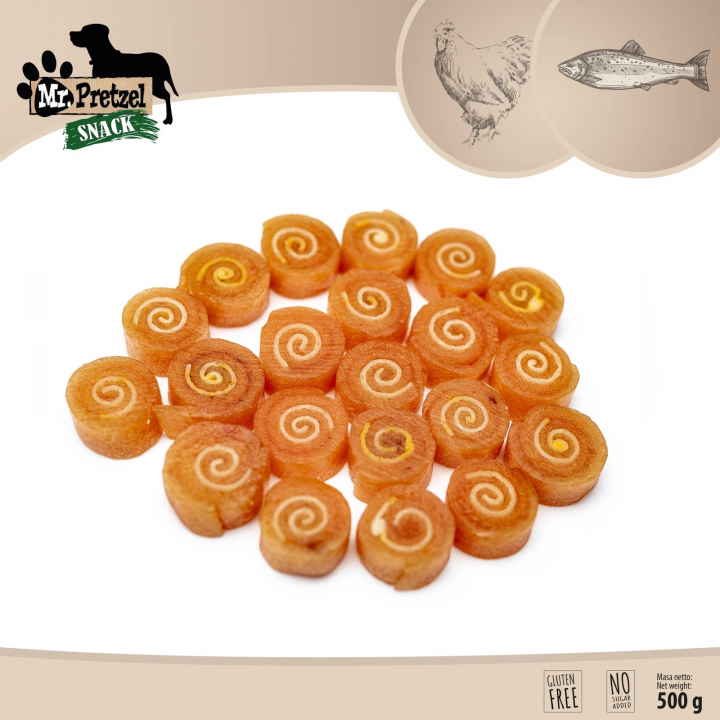 Mr. Pretzel Sushi z kurczaka 500g