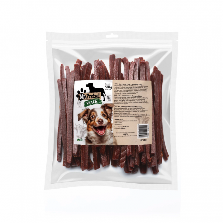 Mr. Pretzel Paski z wołowiny 500g