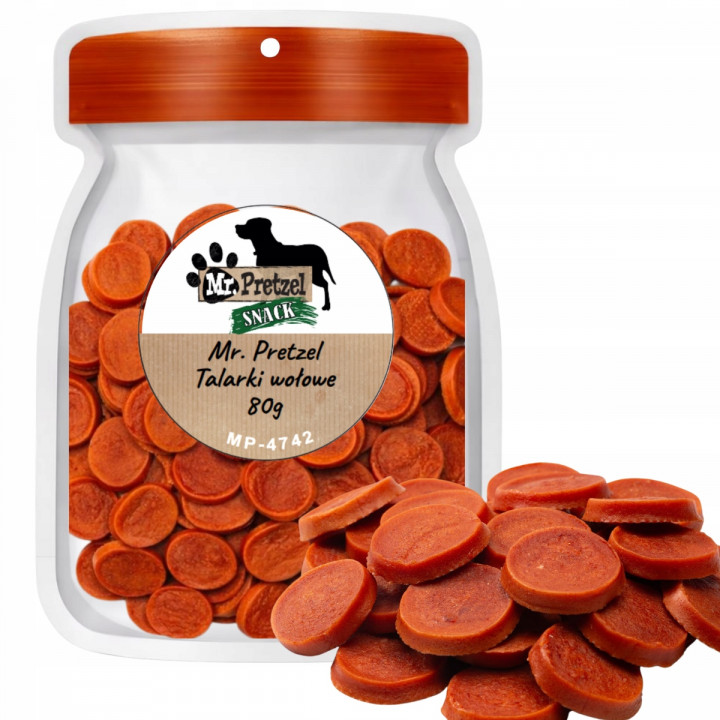 Mr. Pretzel Talarki wołowe 80g