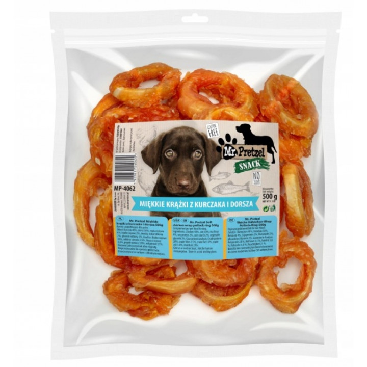 Mr. Pretzel Krążki z kurczaka i ryby 500g