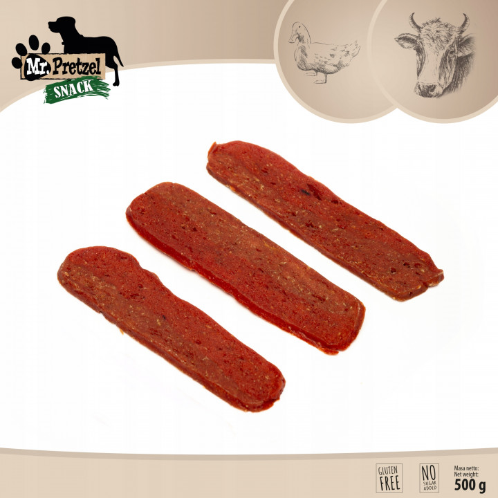 Mr. Pretzel Filet z kaczki i wołowiny 500g