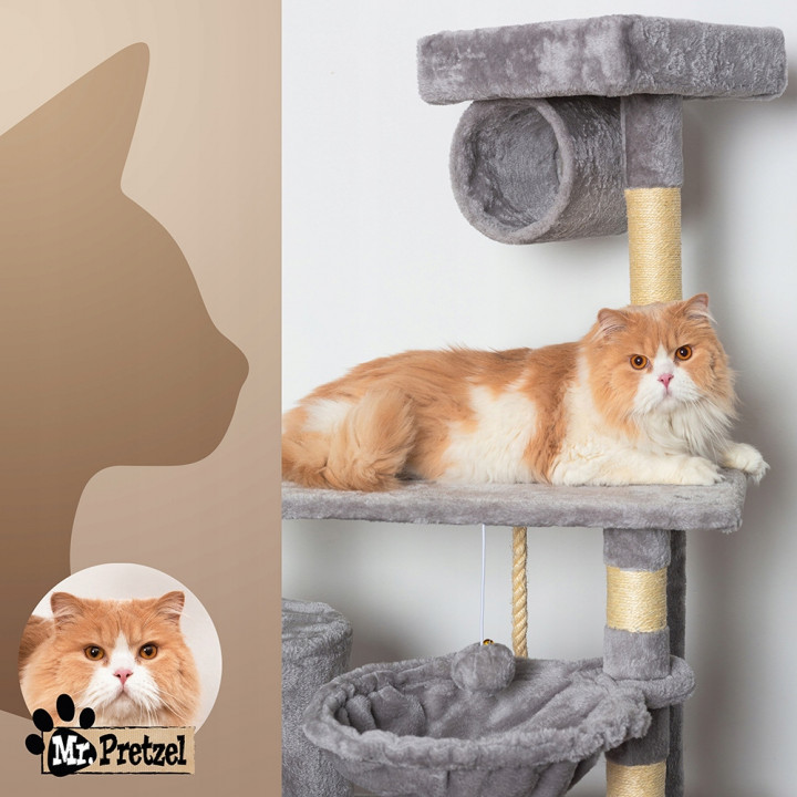 Mr. Pretzel Drapak dla kota Ocelot 75x40x141cm