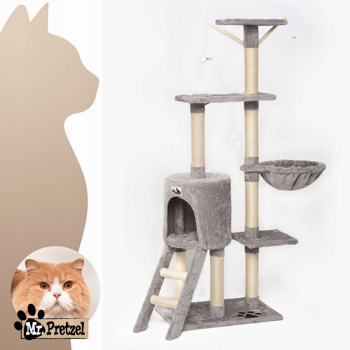 Mr. Pretzel Drapak dla kota Serval 50x35x138cm