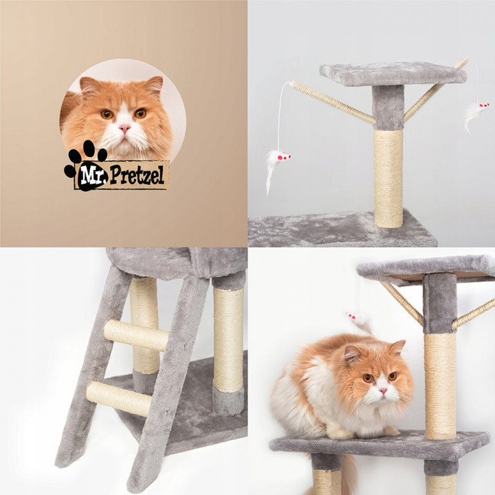 Mr. Pretzel Drapak dla kota Serval 50x35x138cm
