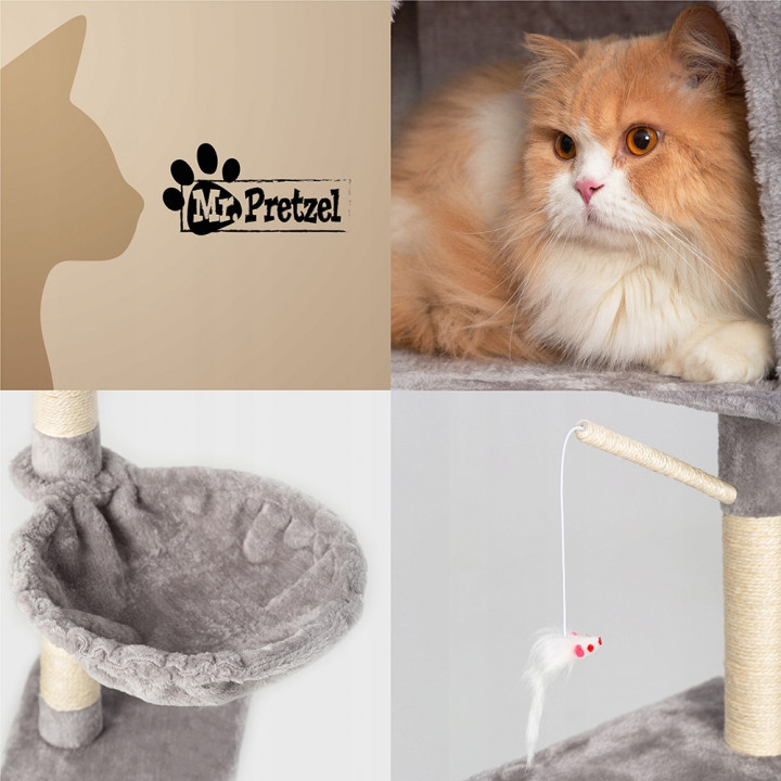 Mr. Pretzel Drapak dla kota Serval 50x35x138cm