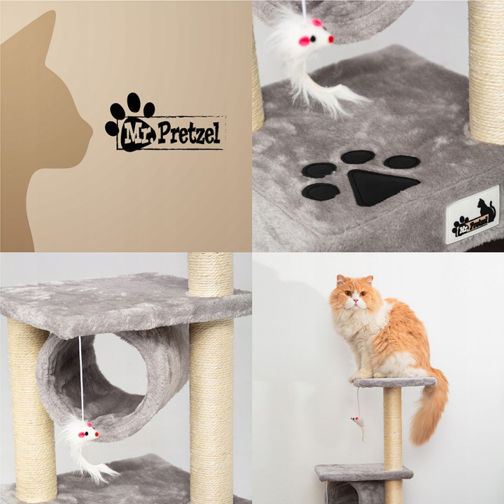 Mr. Pretzel Drapak dla kota BobCat 30x30x92cm