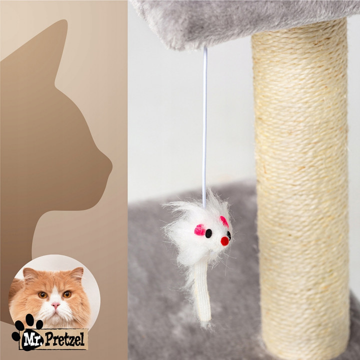 Mr. Pretzel Drapak dla kota BobCat 30x30x92cm