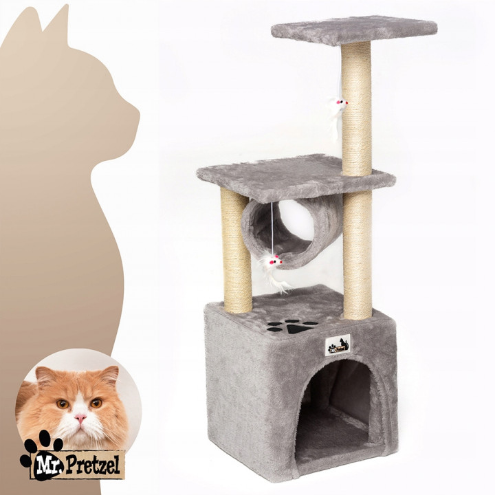 Mr. Pretzel Drapak dla kota BobCat 30x30x92cm