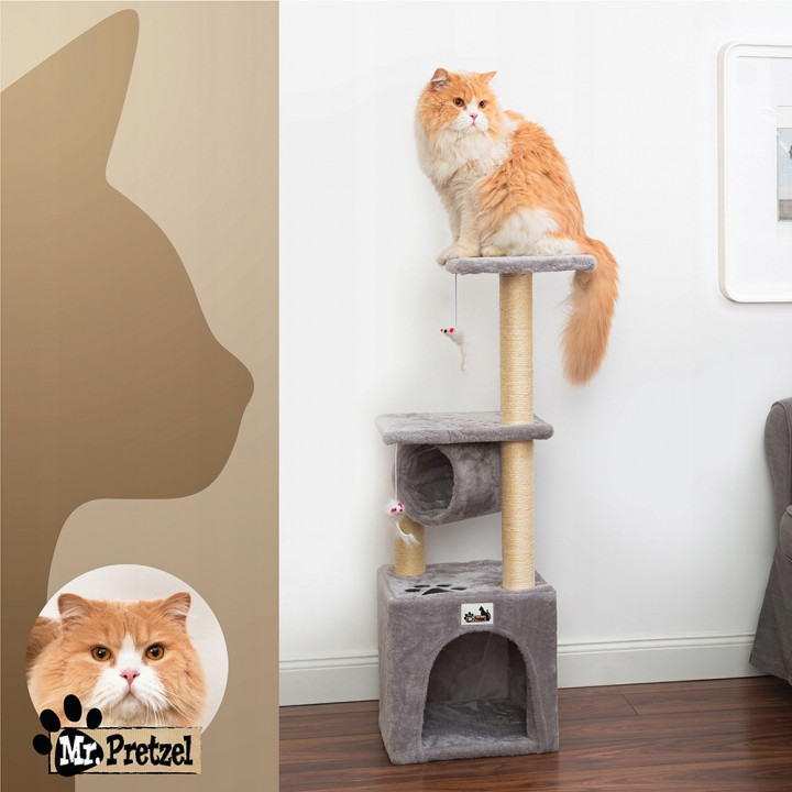 Mr. Pretzel Drapak dla kota BobCat 30x30x92cm