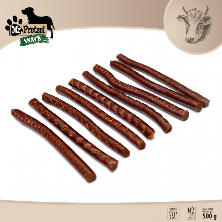 Mr. Pretzel Paluszki wołowe 500g
