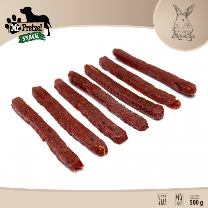 Mr. Pretzel Paski z królika 500g